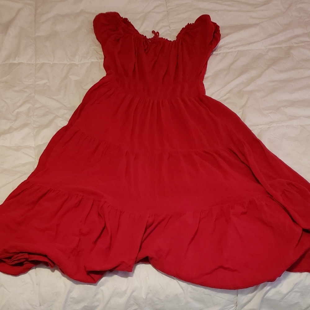 Size 16 red maxi dress